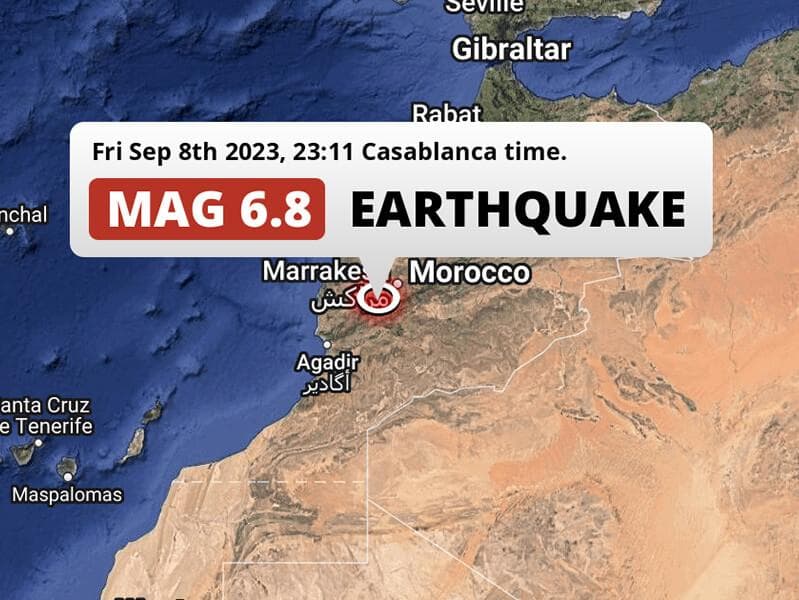 Earthquake in Morocco