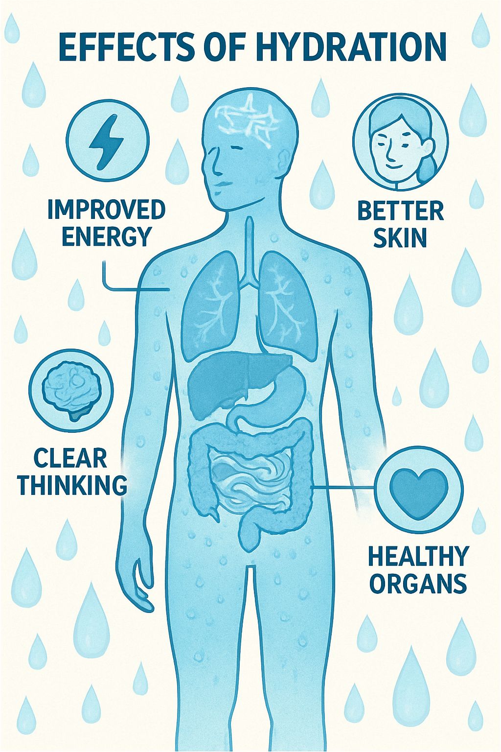 What happens to my body when I drink more water?